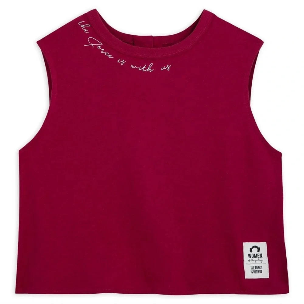 Disney Star Wars Women of the Galaxy Woven Sleeveless Top Size Medium - NEW - Picture 2 of 6